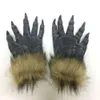 Chinese horror devil dance full set Halloween Mask Wolf Gloves Cosplay Wolf Gloves