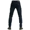 Mäns jeans Motocross Winter Riding Pants Volero Motorcykel Skydd Gear Velvet Intern varma varma cykelbyxor Knight Rak 231201