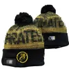 Pittsburgh''irates''Beanis Bobble Hats Baseball Ball Caps 2023-24 Projektant mody Bucket Hat Chunky Knit Faux PO Beanie Hat Christmas Hat