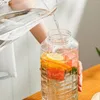 Vattenflaskor isad dryck dispenser mix dricker juice burk rensar stor kapacitet kanna