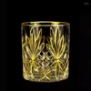 Verres à vin dorure cristal doré tasse Usquebaugh verre à whisky XO whisky Brandy snifters Vasos personnalisé
