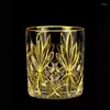 Wijnglazen Vergulden Goud Kristal Usquebaugh Cup Whiskyglas XO Whisky Brandy Snifters Vasos Gepersonaliseerd