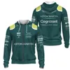 Sudaderas con capucha para hombre 2023/2024 Nuevas sudaderas del equipo de carreras de Fórmula Uno de F1 Fórmula 1 Aston Martin Aslon 14 y mujer N1hy