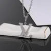 Luxury Brand Designer Necklaces Never Fading Gold Plated Stainless Steel Letter Choker Pendant Necklace Chain For Men Women Jewelry Gifts