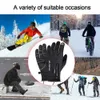 Sporthandskar vinter för män kvinnor varmt taktisk pekskärm vattentät vandringsskidåkning fiske cykling snowboard non slip 231202