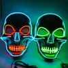 Skeletvorm LED lichtgevend masker creatieve horror schrikken nieuwe mode