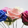 Decoratieve bloemenkransen 8 cm grote roos kunstbloem voor bruiloftsfeest thuiskantoor decor nep 16 cm steel wo Valentijnsdag decoraties 231202