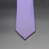 Laços design casamento masculino gravata roxo sólido listrado paisley flor gravatas negócios gota acessórios presente