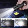 Multifunctional Outdoor Windproof Flashlight Cigarette Lighter Sealed Waterproof Electric Double Arc USB Camping Tool