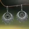 Boucles d'oreilles pendantes Delysia King Vintage évidé pierres précieuses flamme boucle d'oreille pendentif femmes exagération confidente cadeau bijoux en gros