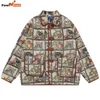 Vestes pour hommes Rétro Cartoon Cat Vestes Hommes Femmes Printemps Automne Lâche Harajuku Y2k Bomber Veste Manteaux Bouton Street Unisexe Hip Hop Outwear 231202