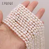 Loose Gemstones Natural Freshwater Pearl Rice Beads Round Pearls For DIY Craft Charm Bracelet Necklace Jewelry Accessories Making 4-5mm