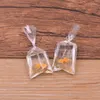 Charms 6pcs Simulated Resin Goldfish In Transparent Water Bag Animal Pendant For Earring Keychain Jewerly Making Diy Accessories