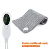 Back Massager 30*59cm Electric Heating Pad Physiotherapy Therapy Blanket Thermal Shoulder Back Pain Relief Eliminate Fatigue Winter Warmer 231202