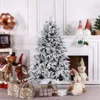 2023 New Christmas Tree Snowflake Scenery Decoration Tree Snowfall Tree 180m PE Flocking Christmas Tree