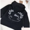 Hoodies sweatshirts esigner kinderen hoodie buikpocket decoratie baby trui maat 100-160 herfst terug logo print boy girl plover n dhdhy