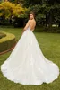 Nouvelle gracieuse robes de mariée en dentelle sans manches A-Line A Line Occasions Bridal Robes A19