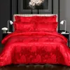 Bedding sets Jacquard Weave Duvet Cover Bed Euro Set for Double Home Textile Luxury Pillowcases Bedroom Comforter 220x240 no sheet 231202