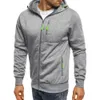 Herren Hoodies Sweatshirts Pullover Strickjacke Kapuzenjacke Reißverschlusstasche Jacquard Sport Fitness Outdoor Freizeit Laufen Einfarbig Sportbekleidung 231201