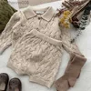 衣類セット新生児の女の子の男の子編み服セットセットセットセットセットセットセットセットセットセットセットセットセットセットセット