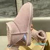 Sheepskin Wool Shoes Comprehensive Anti-skid Snow Boots Women's Warm Winter Thickened Designer Shoe Ug