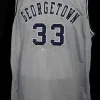 Nikivip Georgetown Hoyas College Patrick Ewing #33 Gray Retro Basketball Jersey męs