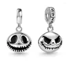 Löst ädelstenar 2023 mode 925 sterling silver skalle clown charm pärla passar original armband diy kvinnor smycken