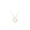 Clover Cleef Mode Vergulde Ketting Designer Hanger Ketting Bruiloft Hoge Kwaliteit Sieraden 40 cm + 5 cm