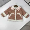 Nuovo cappotto da bambino con risvolto giacca da bambino taglia 120-160 abbigliamento invernale per bambini Aggiungi capispalla per bambini in cotone e lana di coniglio Nov25