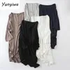 Camisetas femininas 2023 verão camisa de algodão mulheres harajuku bambu batwing manga tops modal oversize casual tee ed271 200g