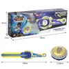 4D Beyblades Nado 6 Pack Standard Fury Wave Dragon Glowing Metal Spinning Top Gyro avec Monster Icon Sword er Anime Kid Toy 231202