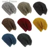 Bonnet / Crâne Casquettes Nouveau chapeau tricoté fil de laine hommes femmes Style Vintage bonnets diamant Plaid automne hiver chapeau de laine accessoires chauds L231202