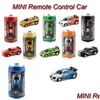 Voiture électrique / Rc Creative Coke Can Mini Rc Cars Collection Radio Contrôlée Hines sur les jouets télécommandés pour garçons enfants cadeau Drop Dh0Ea