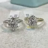 Gorgeous Solid Gold Jewelry Trendy Wedding Oval Cut Solitair 4Ct Moissanite Engagement Ring