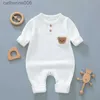 Kleidungsstücke Babykleidung Antibakterielle Neugeborene Jungen Mädchen ROMPERS LANGELEVE Kleidung Roupas Infantis 5-tägige Schifffahrtsbaby Wäschel231202