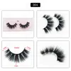 False Eyelashes Top Quality Most D Series The Est 10 Style 1 Pair Good 3D01-3D25 Real Mink Natural Thick Fake