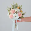 Wedding Flowers Props sztuczne w ręce bukiety ślubne Fałszywe Penoy eukaliptus dom domowy dekoracja salonu