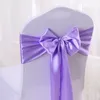 Sashes Satin Sash Wedding Chair High Quality Bow knot For Party Event el Banquet Home Decoration Wholesale 231202