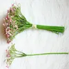 Flores decorativas único ramo respiração do bebê flor artificial plástico gypsophila diy buquê arranjo casamento decoração de casa presente artesanal
