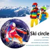 Tube de neige de ski de luge Cercle de ski de traîneau gonflable épaissi traîneau flottant pour enfants anneau de ski adulte fournitures de ski d'hiver en plein air 231201