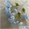 Couronnes de fleurs décoratives décorations de maison artificielles fausses avec longue tige pour mariage B1103 livraison directe jardin fête festive Sup Dh8Zg