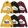 Monclair Jacke Jas Designer Merk Rhude Jassen Lente Herfst Heren Casual Rhude Jas Windjack Koppels Waterdichte Outdoor Jas Heren 370