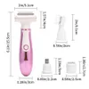 Epilator 4 in 1 Women Body Hair Removal Women Shaver Underarm Hair Leg Hair Pubic Hair Sensitive Area Hair Razor Trimmer Women Epilator 231202