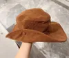 Cappello da cowboy per celebrità di Internet per lettere autunnali e invernali Nuovo cappello da pescatore tutto abbinato Cappelli da bacino da donna in stile coreano con copertura del viso e protezione solare