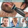 Epilator VGR Pubic Hair Removal Intimate Areas Places Part Haircut Rasor Clipper Trimmer for Groin Epilator Safety Razor Man Lady Shaving 231202