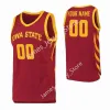 James Wears College Custom Iowa State Cyclones Ed Maillots de basket-ball 11 Monte Morris 50 Deandre Kane