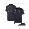 Vêtements de moto F1 Racing Suit Summer Team Chemise à revers Même style Personnalisation Drop Livraison Mobiles Motos Accessoires Dhdji