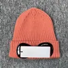 CP Beanie Luksusowe wysokie fit designerka kapelusz mężczyzn Kobiety Extra Fine Merino Wool Goggle Caps