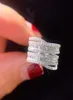 Choucong Brand New Luxury Jewelry 925 Sterling Silver Full Princess Cut White Topaz CZ Diamond Gemstones Eternity Women WeddingBa5736542