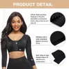 Arm Shaper Women Arm Shapers Soft Intimates Daily Underwear Body Shaper Long Sleeves Front Entry Push Up Wire-Free Sports Bra with Hooks 231202